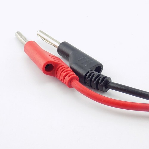 Cable de línea de cable de prueba 1M 4 mm enchufe de plátano a clip de cocodrilo para multímetro - Imagen 4 de 9