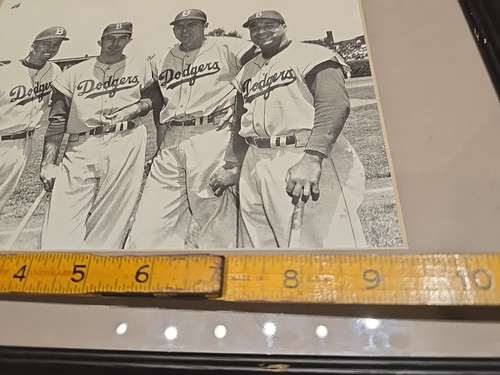 1956 Brooklyn Dodgers Brearley Collection Photo Snider Campanella Hodges Jackson - Picture 10 of 10