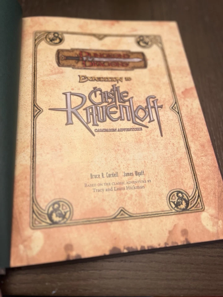 Dungeons & Dragons 3.5e Expedition to Castle Ravenloft WotC 2006 D&D primera impresión Foto 3 de 4