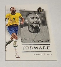 2025 Futera Unique Edition 21 Soccer Base Card Silver Matheus Cunha 37/69