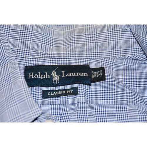 Ralph Lauren Blue Label Striped Shell Button Long Sleeve Oxford Shirt Size 34/35 - Picture 6 of 6