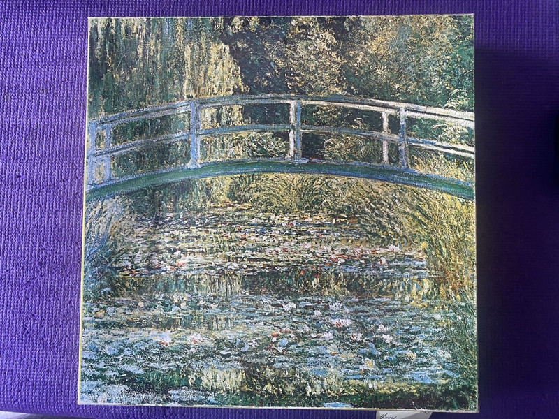 Vintage Springbok Puzzle Pond Water lilies Complete
