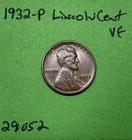 1932-P Lincoln Wheat Cent / Penny 1c Vf Very Fine