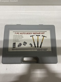 7 piece auto body repair kit used