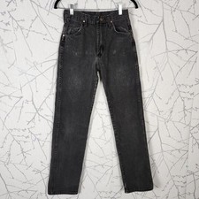 Wrangler 13MWZWK USA Made Faded Black Wash Cowboy Cut Jeans  Women's 28