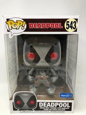 Funko POP! Marvel Deadpool Grey Supersized #543 Walmart Exclusive DAMAGED