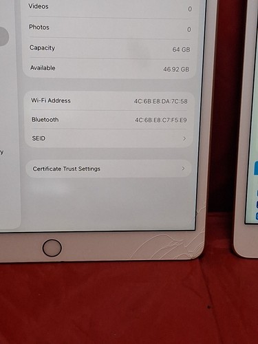 Apple iPad Air (3rd Generation) 64GB, Wi-Fi, 10.5in - Pink Cracked Screen  - Picture 6 of 14