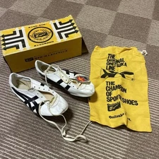 Onitsuka Tiger Men’s Kangaroo Leather Athletic Spikes White 6.5US Unused