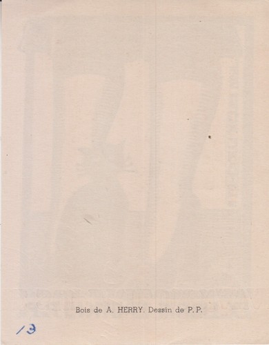 Ex-libris Eroticis Paul PETITOT gravé par André HERRY (1952) Vesoul Haute-Saône - Picture 2 of 2