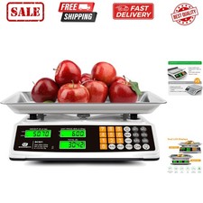 Price Computing Scale 88lb/40kg Commercial Food Scale for Produce Meat with S...