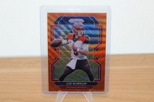 Joe Burrow 2021 Prizm ORANGE WAVE #/60 COLOR MATCH Cincinnati Bengals 2nd Yr🔥📈