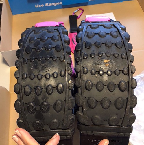 Kangoo Jumps KJ XR3 SE X-Rebound Bounce Boot Black Pink Lady 7-9.5  w/ Extras - Picture 4 of 4