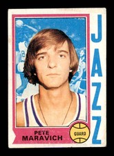 1974 Topps #10 Pete Maravich   VGEX X3555007