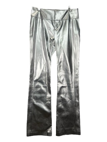 Alice + Olivia Silver Olivia Vegan Pant Women’s $350 New Size 4 - Picture 5 of 20