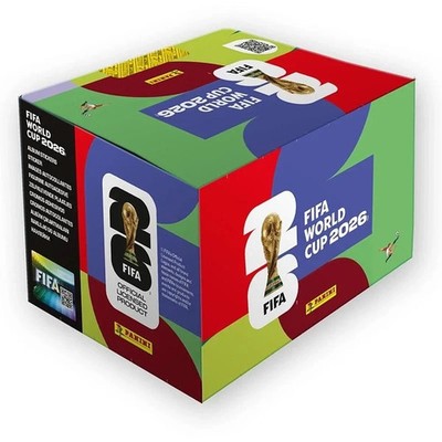 Panini World Cup WM 2026 Fußball Display Box 100 Tüten 700 Sticker NEU!