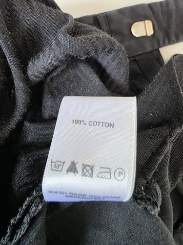 Pantalón negro para hombre Asos 34/32 cintura regular estilo sastre - Imagen 7 de 9