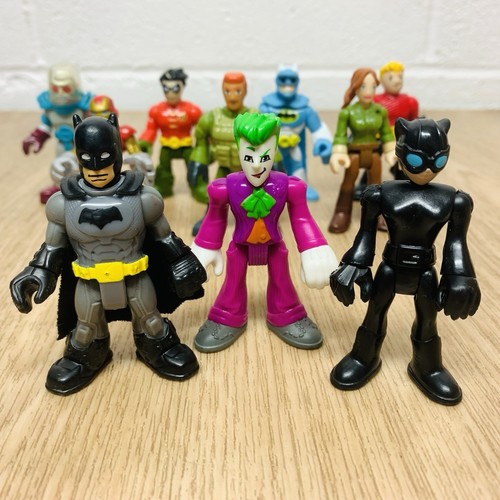 Imaginext DC Batman, Marvel & Jurassic World Mini Figures Bundle x 10 Joker - Picture 3 of 7