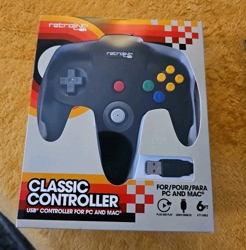 Retrolink N64 Style Classic Controller für PC / Mac Neu Versiegelt Set (2) - Bild 8 von 11