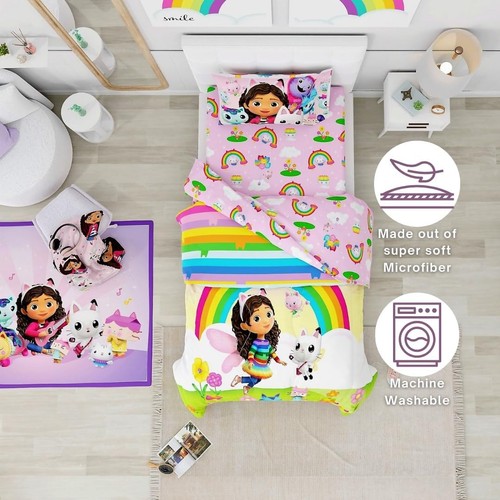 DreamWorks Gabby's Dollhouse Comforter and Sheet Set - Picture 6 of 9