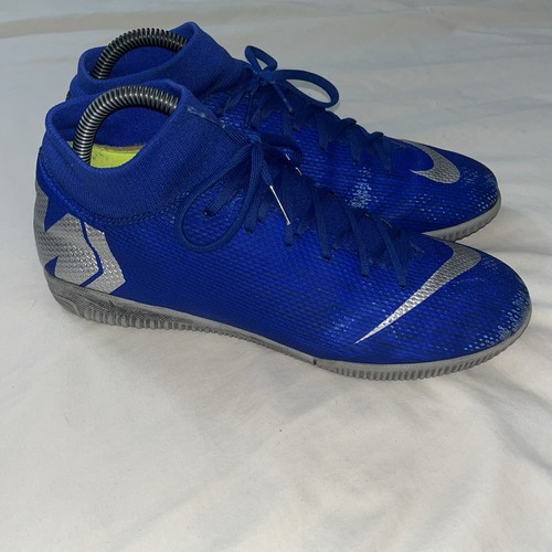 Nike Mercurial Superfly Silver Mens Size 7.5 Or Women’s 8.5 Indoor Turf Soccer - Picture 15 of 24