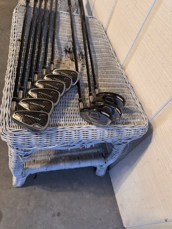 Juego de palos de golf Nickent 3dx hierros y maderas para diestros (7-10, S,P)(3,4,5 maderas) Foto 2 de 4