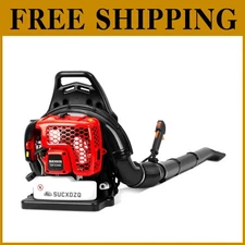 Powerful 63CC Gas Leaf Blower with 665 CFM Airflow - Perfect for Heavy-Duty Work