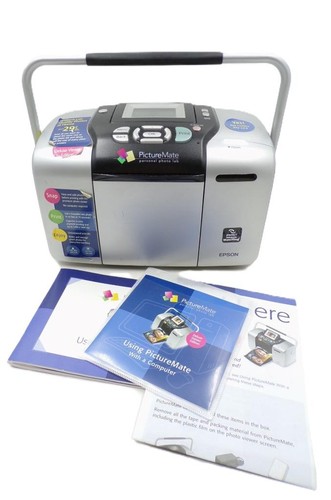Epson PictureMate laboratorio fotográfico personal sin cable software + guía B351A no probado - Imagen 1 de 9