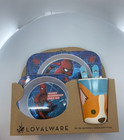 NEW SPIDER MAN 3 PEICE KIDS DINNERWARE SET 