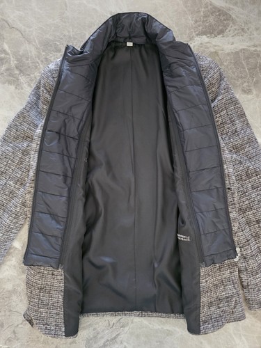 M&S Wool Blend Check Blazer ~ With Detachable Warm Lining ~Size 40" Short Length - Picture 9 of 15