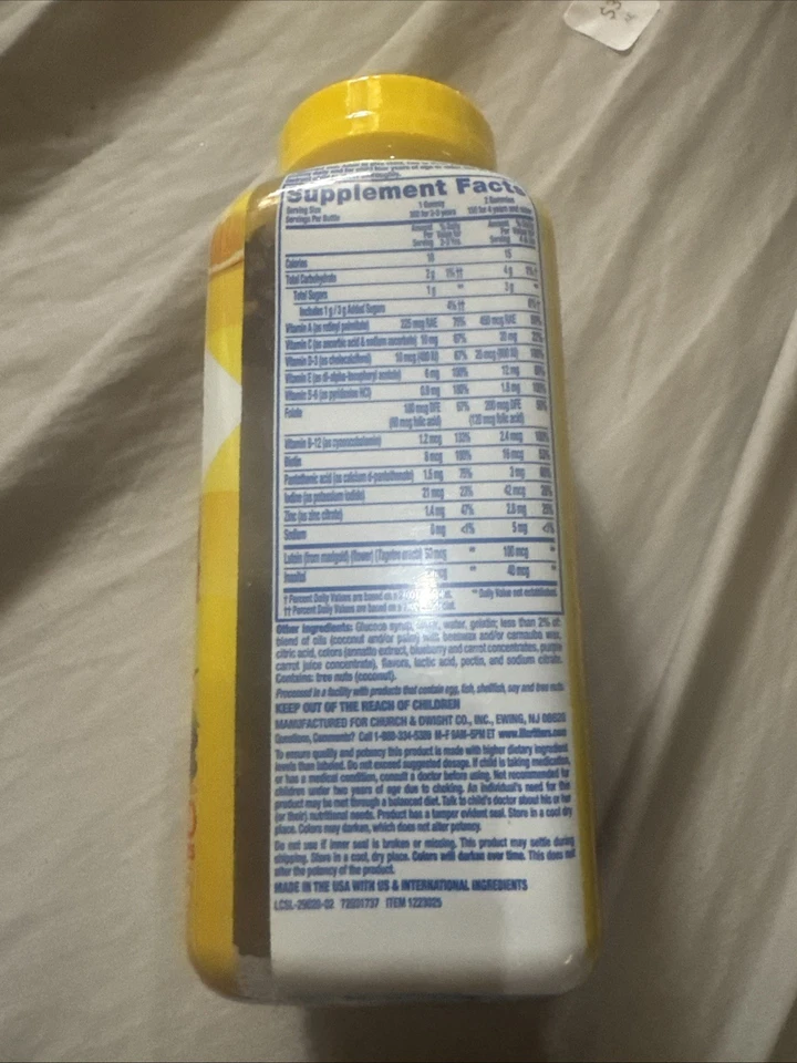 Lil’ Critters Vitafusion 软糖维生素 多种维生素,300 克拉 健康 — 第 2/4 张图片