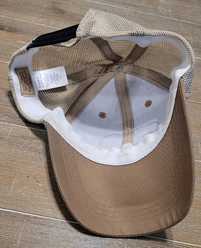 Telluride Clothing Co Mountain Bear Embroidered Brown Tan Snapback Trucker Hat - Picture 5 of 6