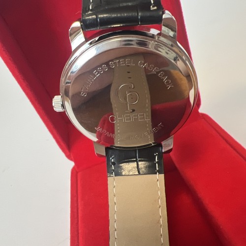 ✅NEUE BATTERIE✅ Armbanduhr Chronograph CP CHEIFEL Japanese Movement Gebraucht - Bild 5 von 5