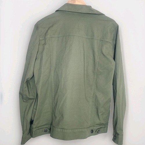 Patagonia Jacket Women's Large W's Stand Up Button Up Pockets Denim Green - Picture 3 of 6