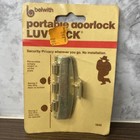 VTG 1984 Belwith Portable Doorlock LUV Lock Privacy/Security Japan NOS 1845