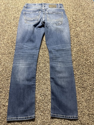 JEANS UOMO DESIGN DRITTO ALEC FIBBIA BKE 30X28 - Foto 4 di 4