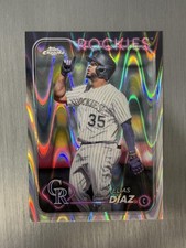 2024 Topps Chrome #287 Elias Díaz Raywave Refractors
