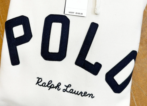 Neu mit Etikett Polo Ralph Lauren Logo Fleece HOODIE PULLI HERREN weiß/weiß L $ 168,0 - Bild 5 von 5