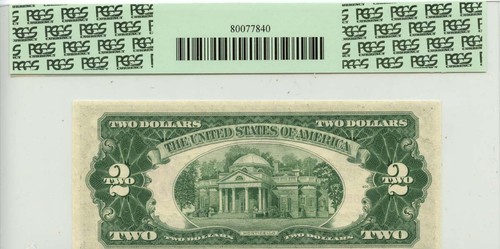 1953B $2 Legal Tender Note FR#1511* PCGS Superb Gem67PPQ - Picture 2 of 2