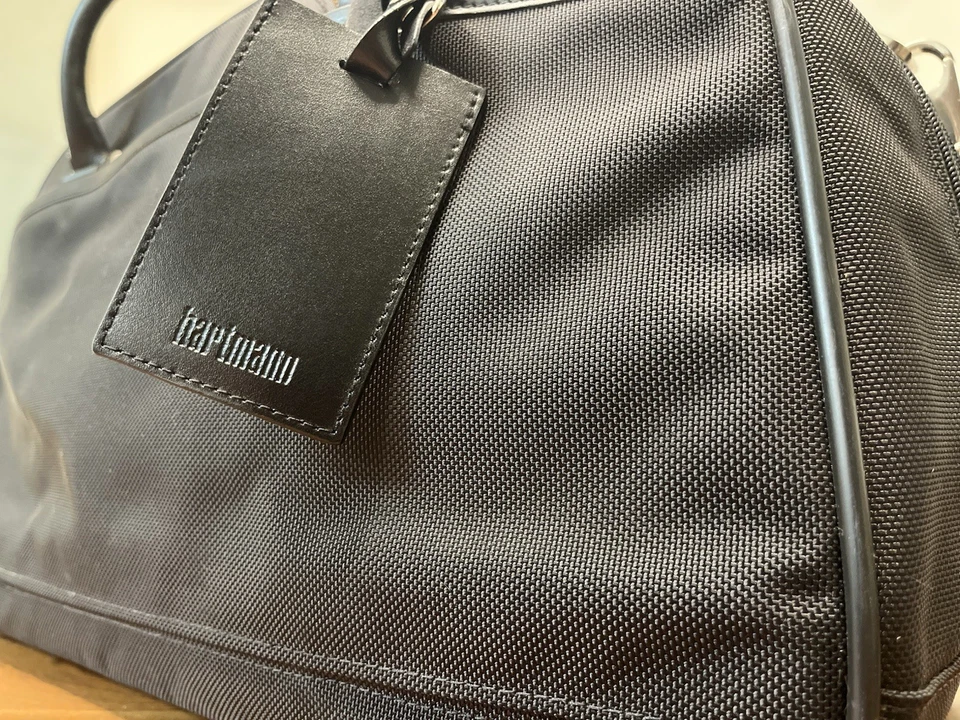 Bolso de hombro Hartmann rojo negro tapiz 20 x 12 x 8,5 Foto 4 de 4