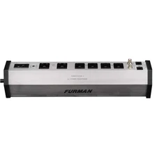 Furman PST-6 15A AC Strip, 6 Outlets, 8ft Cord, UL1449 Surge Protection