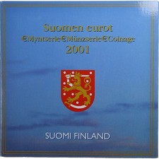 [#1287794] Finland, 1 Cent to 2 Euro, BU, 2001, Vantaa, MS