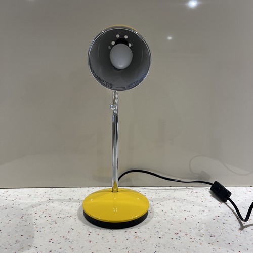 Dunelm LE7 1AD Retro Style Yellow Gooseneck Desk Lamp - Item Code 30512172 - Picture 3 of 6