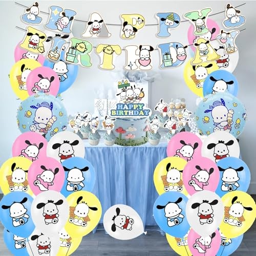Pochacco Geburtstag Party Deko Set Kawaii Anime Collection Feier Neu - Bild 7 von 12