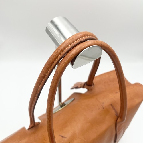 Mulberry Bayswater Turnlock Tote Bag elegant charm key Leather light brown japan - Bild 8 von 14