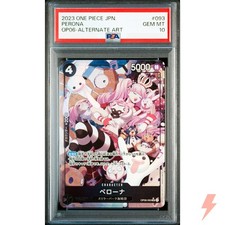 PSA 10 Perona (Alt Art) OP06-093 SR Wings of Captain - ONE PIECE Japanese 2023