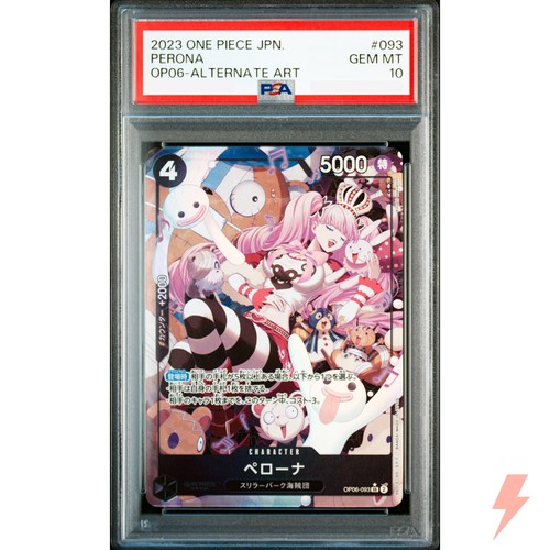 PSA 10 Perona (Alt Art) OP06-093 SR Wings of Captain - ONE PIECE Japanese 2023 - Picture 1 of 2
