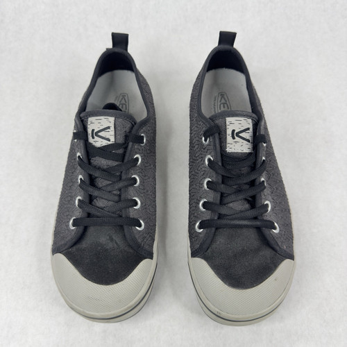 Keen Elsa II Womens Size 7.5 W Crochet Sneakers Black Gray Lace Up Quilted - Bild 3 von 17
