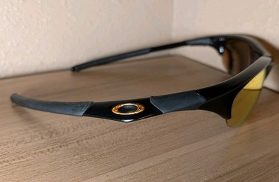 Oakley Sunglasses Half Jacket 1.0 Black With Orange Icons | eBay