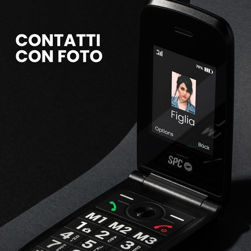 Smartphone SPC 2342N Nero 128 GB 2,4" - Foto 5 di 8