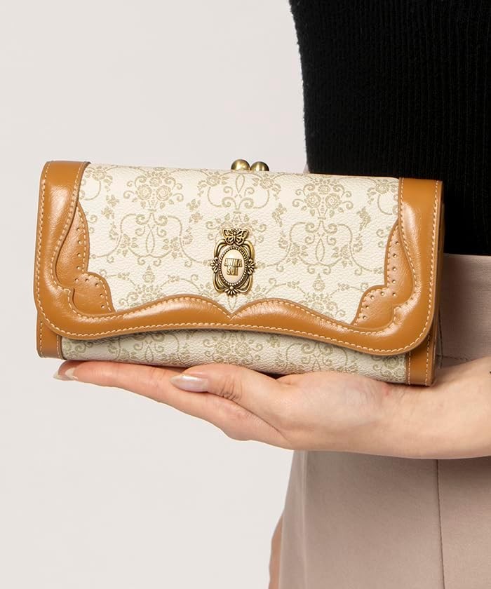 ANNA SUI] Libre Clasp Long Wallet 317880 Beige | eBay